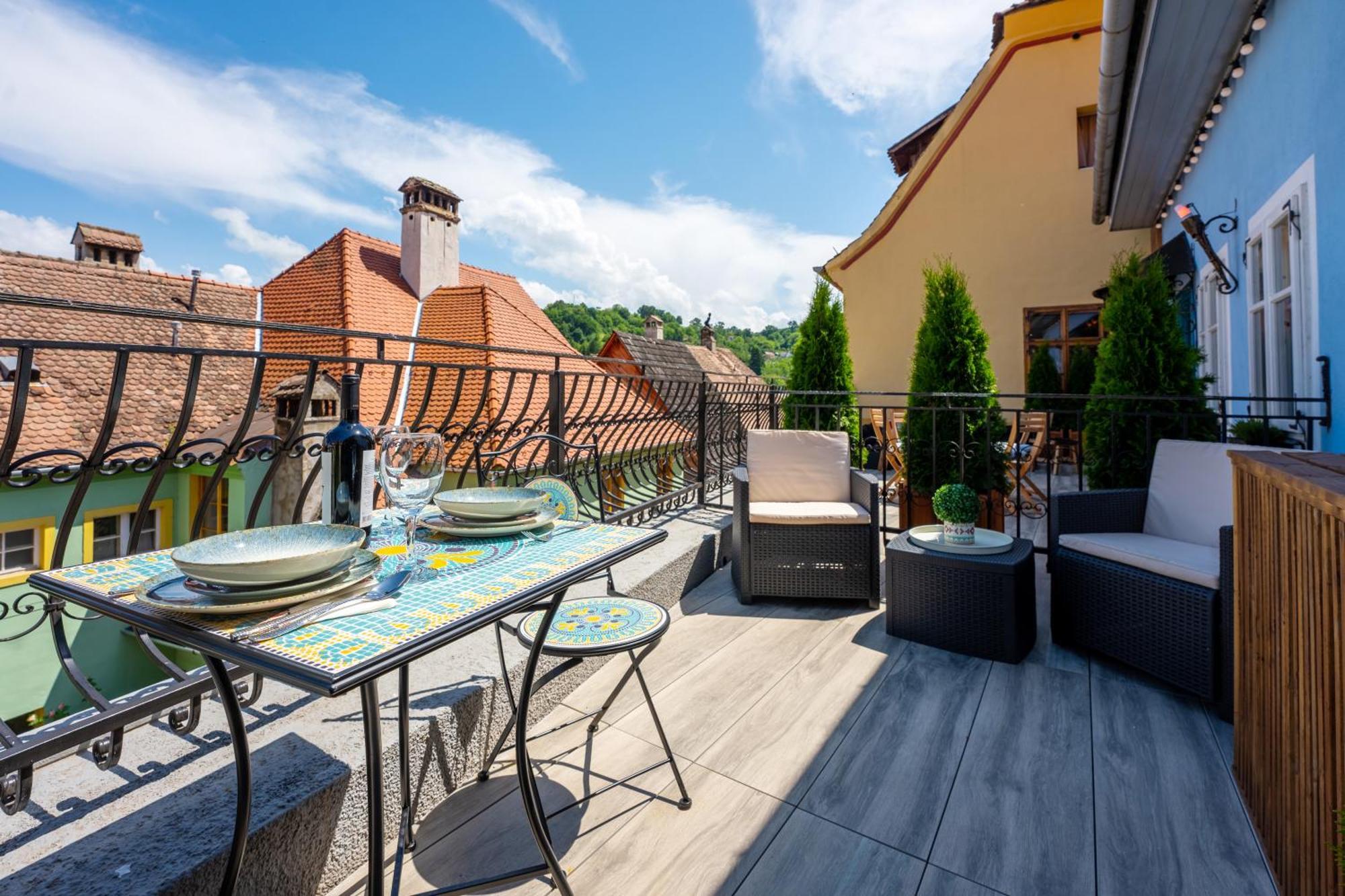 Blue House Citadel Sighisoara Appartement Buitenkant foto