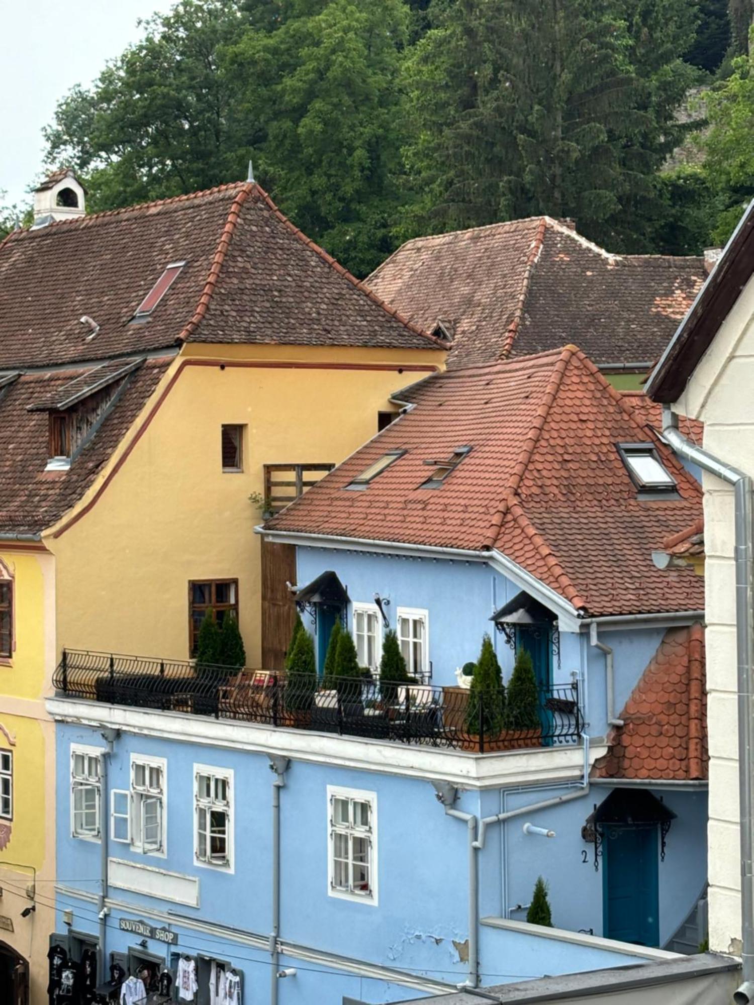 Blue House Citadel Sighisoara Appartement Buitenkant foto